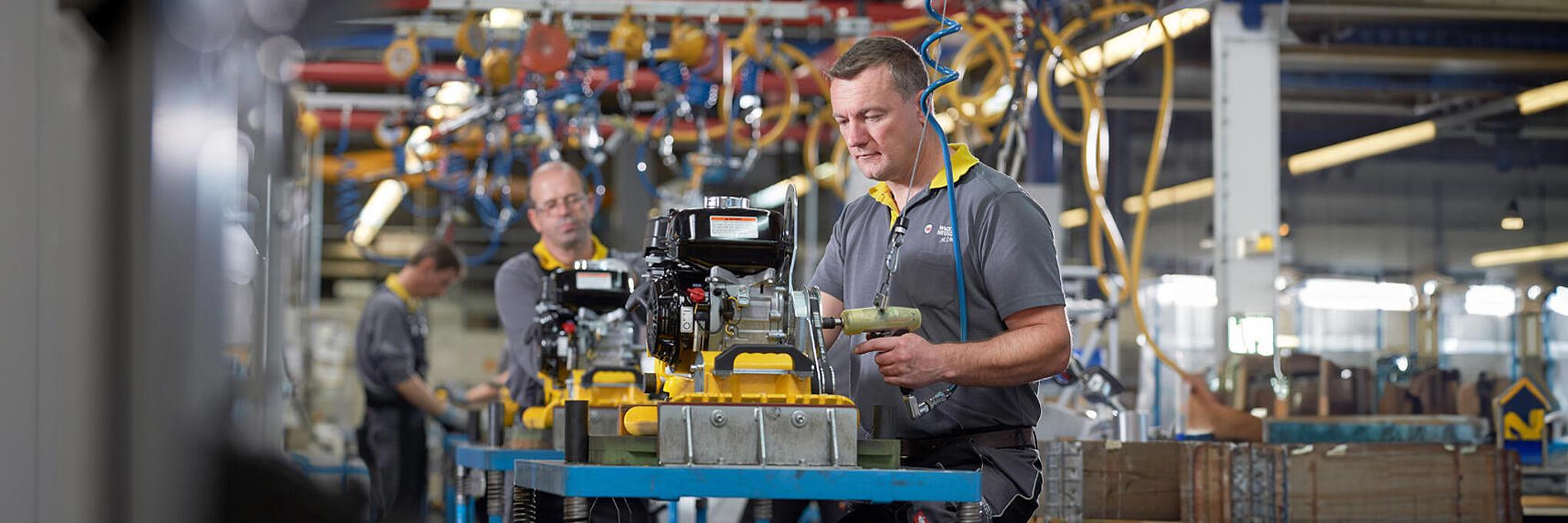 Wacker Neuson production hall in Reichertshofen, Germany